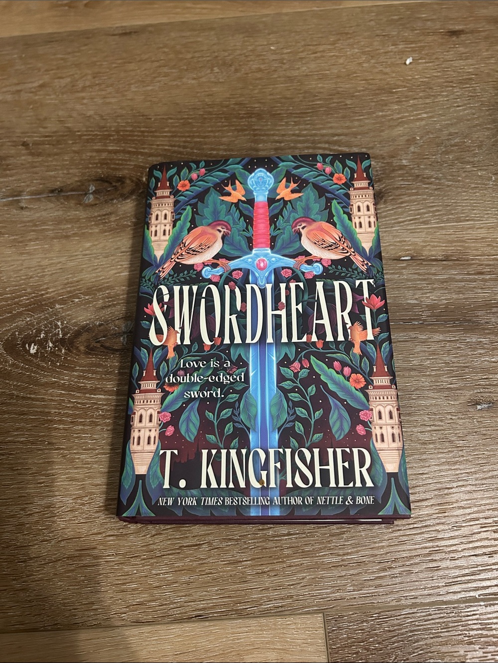 Swordheart by T. Kingfisher — Hardcover with sprayed edges